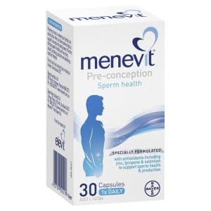 Menevit Pre - Conception Sperm Health Capsules 30 Pack (30 Days)
