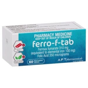 Ferro - F - Tablets 310mg 60 Film Coated Tablets
