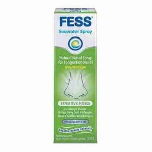 Fess Nasal Seawater Spray For Sensitive Noses 30ml