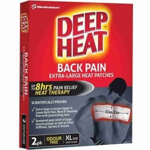 Deep Heat Back Patch 2 Packs