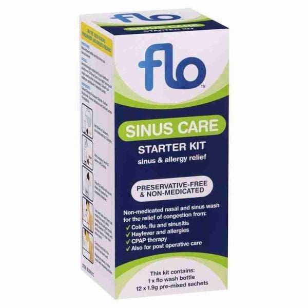FLO Sinus Care Starter Kit 12 Sachets