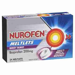 Nurofen Meltlets Berry Burst 200Mg 24S