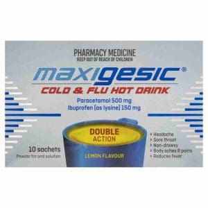 Maxigesic Cold & Flu Hot Drink 10 Pack