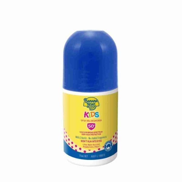 Banana Boat Kids Roll On Sunscreen SPF 50+ 75mL-1