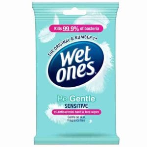 Wet Ones Be Gentle Wipes 15 Pack