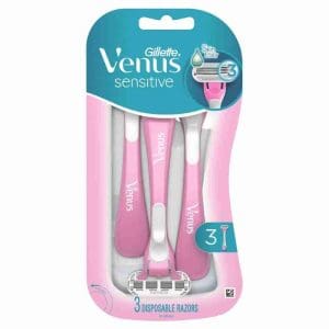 Gillette Venus Sensitive Disposable Razors 3 Pack