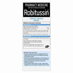 Robitussin Chesty Cough Forte Cough Liquid 200ml - Image 4