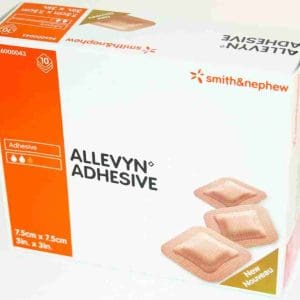 Allevyn Adhesive Foam Dressing 7.5cm X 7.5cm Box Of 10