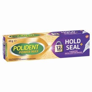 Polident Hold & Seal Denture Adhesive Cream 40G