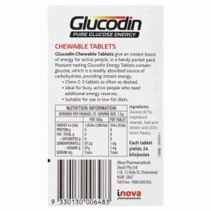 Glucodin Pure Glucose Energy Chewable Tablets 50G - Image 3