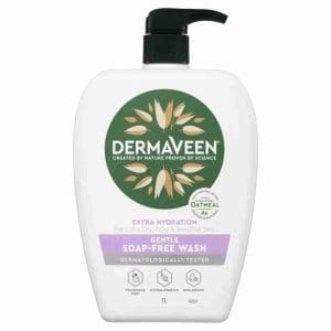 Dermaveen Extra Hydration Gentle Soap - Free Wash For Extra Dry, Itchy & Sensitive Skin 1L