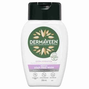 Dermaveen Extra Hydration Gentle Soap - Free Wash For Extra Dry, Itchy & Sensitive Skin 250ml
