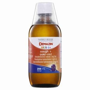 Demazin Kids 6+ Cough & Cold Relief Syrup 200ml - Image 5