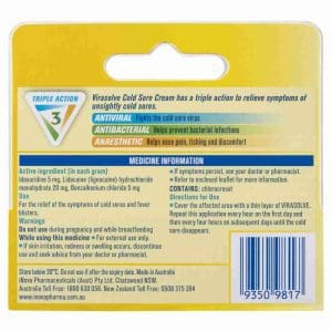 Virasolve Cold Sore Cream 5G - Image 4