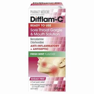 Difflam - C Ready To Use Sore Throat Gargle & Mouth Solution 100ml