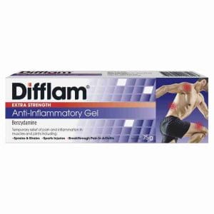 Difflam Anti - Inflammatory Extra Strength Gel 75G Pain Relief Muscles And Joints