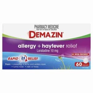 Demazin Allergy + Hayfever Relief Non - Drowsy 60 Tablets - Image 3