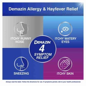 Demazin Allergy + Hayfever Relief Non - Drowsy 60 Tablets - Image 7