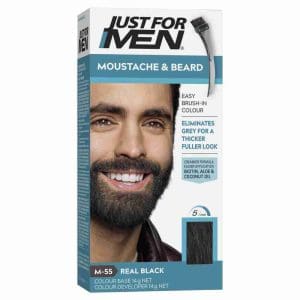 Just For Men Moustache & Beard Brush - In Colour Gel Real Black