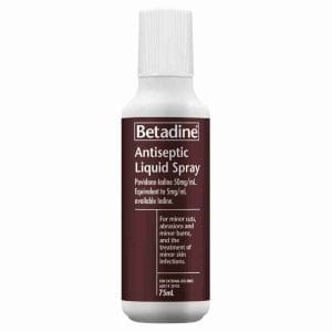 Betadine Antiseptic Liquid Spray 75ml