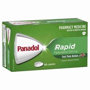 Panadol Rapid For Pain Relief Paracetamol - 500mg 80 Caplets