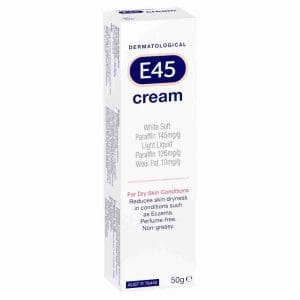 E45 Moisturising Cream For Dry Skin & Eczema 50G