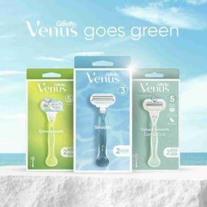 Gillette Venus With Olay Comfortglide Sugarberry Scent Refill Blades 4 Pack