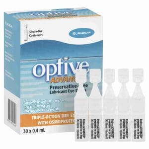 Optive Optive AdvancedÂ® Lubricant Eye Drops 0.4ml X 30 Pack