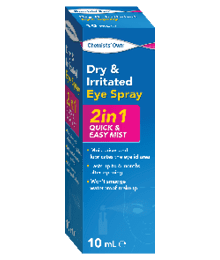 Chemists' Own Dry And Irritated Eye Spray (Alternative To Optrex Actimist 2 In 1 Spray)