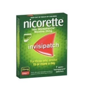 Nicorette Invisipatch 25mg - 7 Pack (Step 1)