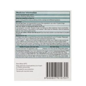 Nicorette Invisipatch 25mg - 7 Pack (Step 1) - Image 3
