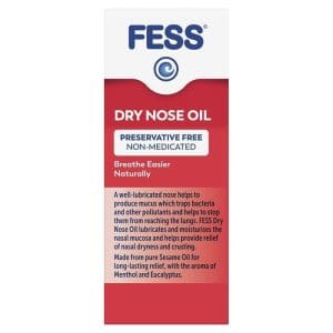 3* Fess Dry Nose Oil Nasal Spray 10ml - Image 3