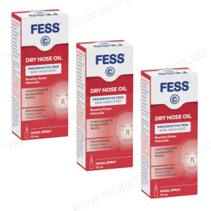 3* Fess Dry Nose Oil Nasal Spray 10ml