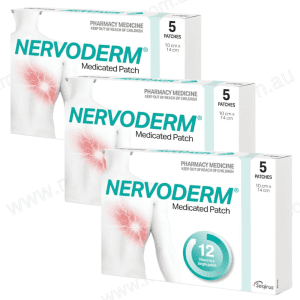 3* Nervoderm Lignocaine 5 Dermal Patch
