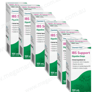 6* Chemists' Own Ibs Support Digestive Drops (Same As Old Iberogast) 100ml