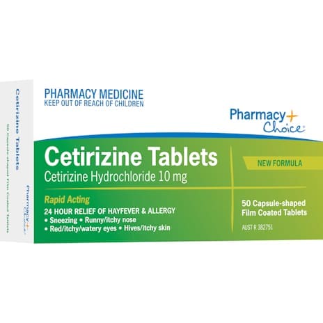 Pharmacy Choice Cetirizine Tablets 50