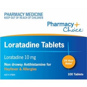 Pharmacy Choice Loratadine Tablets 100 (Same As Claratyne)
