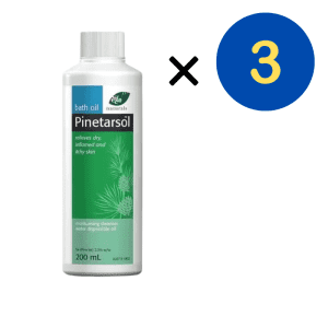 3* Ego Pinetarsol Bath Oil Moisturize Cleanser Water Dispensable For Dry Skin 200ml