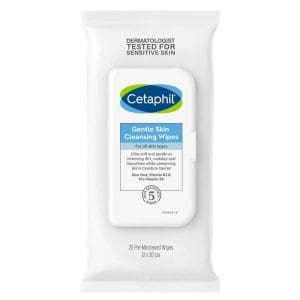 3* Cetaphil Gentle Skin Cleansing Wipes 25 Pack