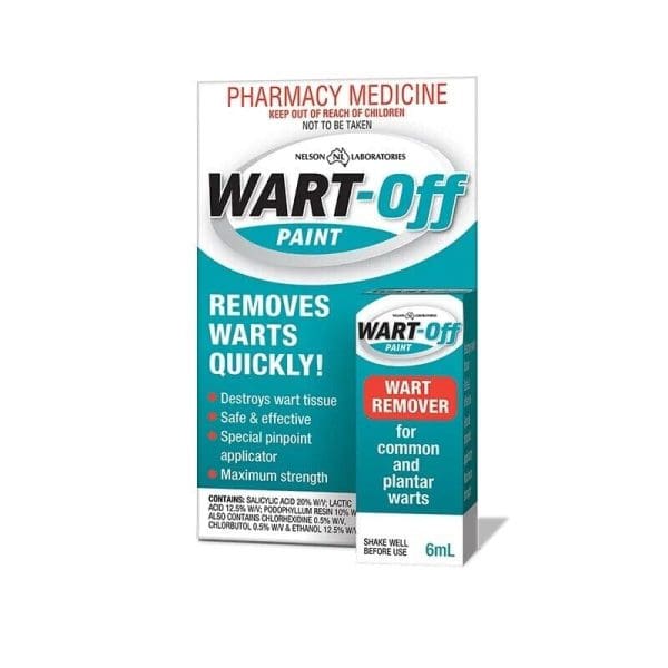 Wart Off Paint - Treatment For Common and Plantar Warts Verruca Vulgaris 6ml Main Image