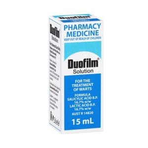 Duofilm Solution Wart Treatment For Common Plantar And Mosaic Warts 15ml
