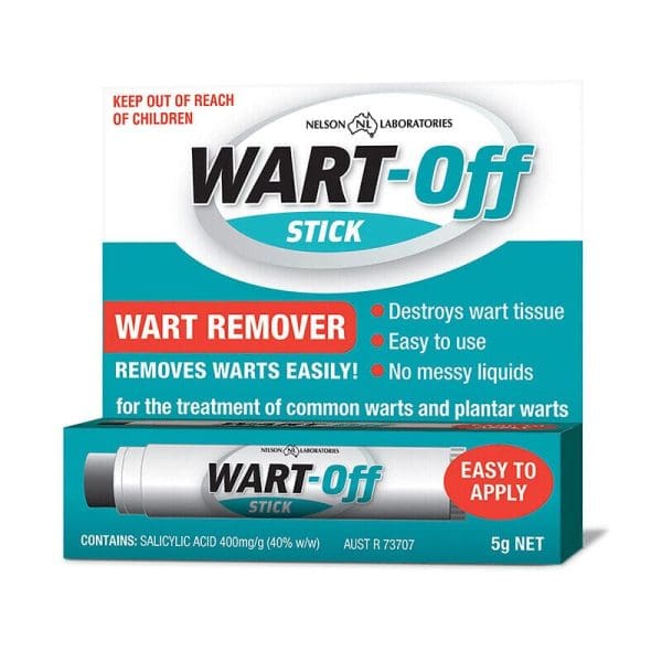 Wart Off Stick - Treatment of Common Warts and Plantar Warts No Messy Liquids 5g Main Image