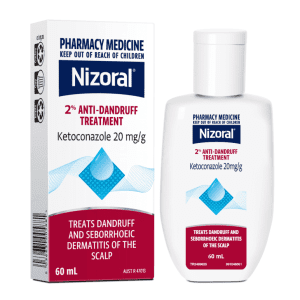 Nizorale Anti - Dandruff & Seborrhoeic Dermatitis Treatment Shampoo 2% 60ml