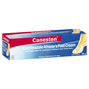 Canesten Anti - Fungal Athlete'S Foot Tinea Pedis Cream 50G Removes Odour