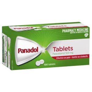 Panadol Tablets Provide Fast & Effective Relief Of Aches & Pain 100 Pack