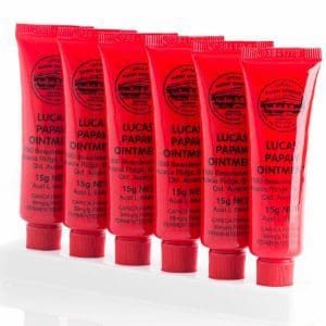 6* Lucas' Papaw Ointment Remedies 6 X 15G Pawpaw Cream Paw Paw With Lip Applicator