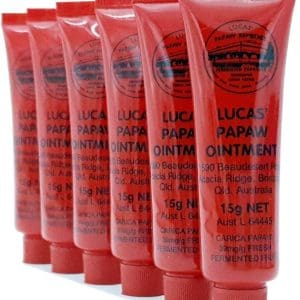 6* Lucas' Papaw Ointment Remedies 6 X 15G Pawpaw Cream Paw Paw With Lip Applicator - Image 3