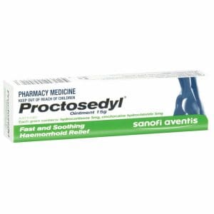 Proctosedyl Ointment 0.5% 15G Relief For Haemorrhoids & Fissures Soothing