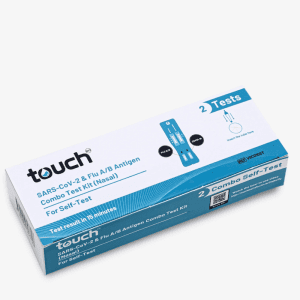 Touch Covid - 19 And Flu A/B Rapid Antigen Combo Test - For Self Testing 2 Tests - Image 1