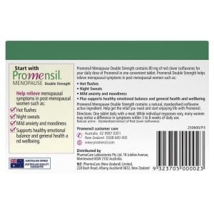 Promensil Menopause Double Strength For Overall Menopausal Symptoms 30 Tablets - Image 3